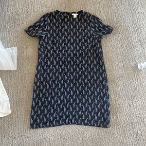H&M Giraffe Print Mini Dress size  10
